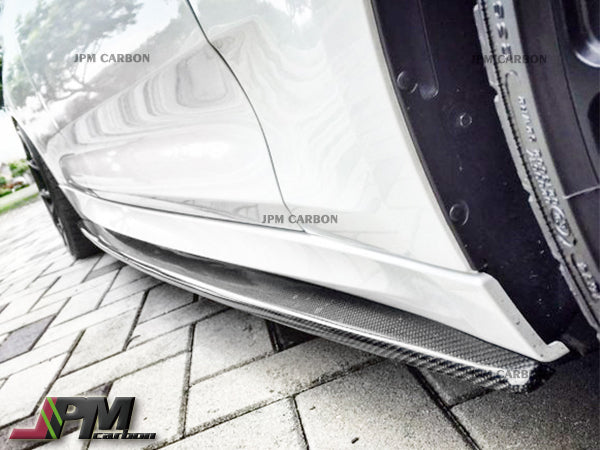 [JPMCarbon] DP Style Carbon Fiber Side Skirt Add-on Lips Fits For 2014-2019 BMW F34 with M-Sport Package Only