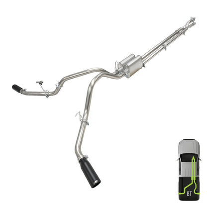 Ford, 2009-2020, Eco boost, Clamp/On - MPI Exhaust Cat-Back Dual Exhaust Kits
