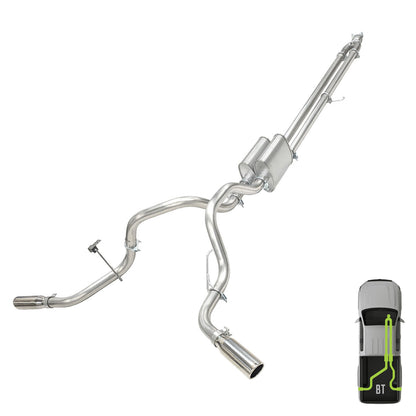 Ford, 2009-2020, Eco boost, Clamp/On - MPI Exhaust Cat-Back Dual Exhaust Kits