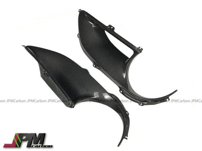 [JPMCarbon] NV Style Dry Carbon Fiber Rear Tail Light Covers Fits For 2015-2019 Ferrari 488 GTB / Spider