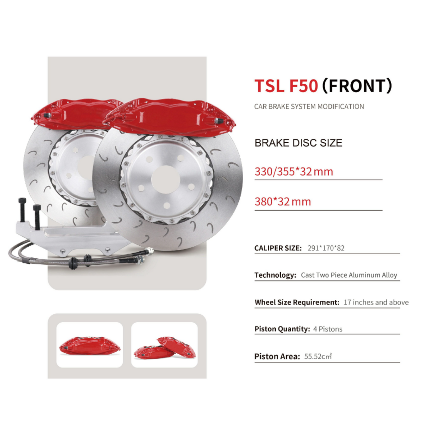 JDMuscle [22-25 BRZ/GR86] Big Brake Kit