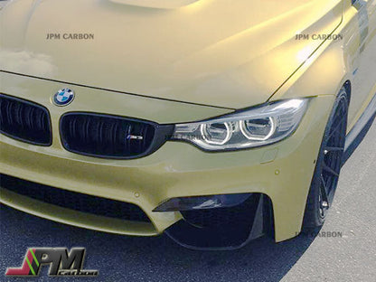 Carbon Fiber Front Bumper Decorative Covers Fits For 2015-2020 BMW F80 M3 / F82 M4 Only