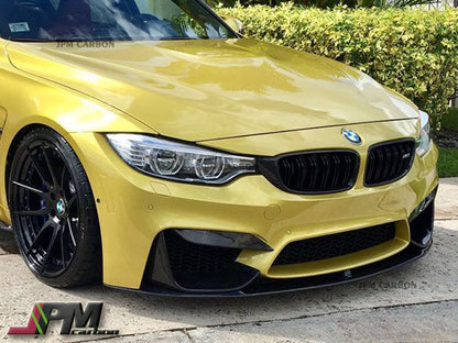 Carbon Fiber Front Bumper Decorative Covers Fits For 2015-2020 BMW F80 M3 / F82 M4 Only