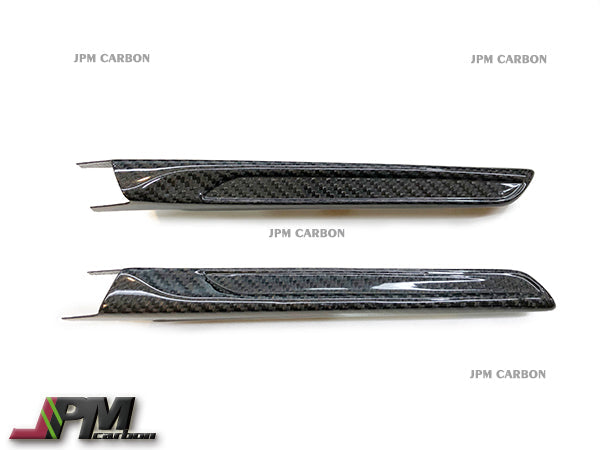 [JPMCarbon] Carbon Fiber Front Side Fender Replacement Vent Trim Covers Fits For 2015-2020 BMW F80 M3 / F82 M4 Only