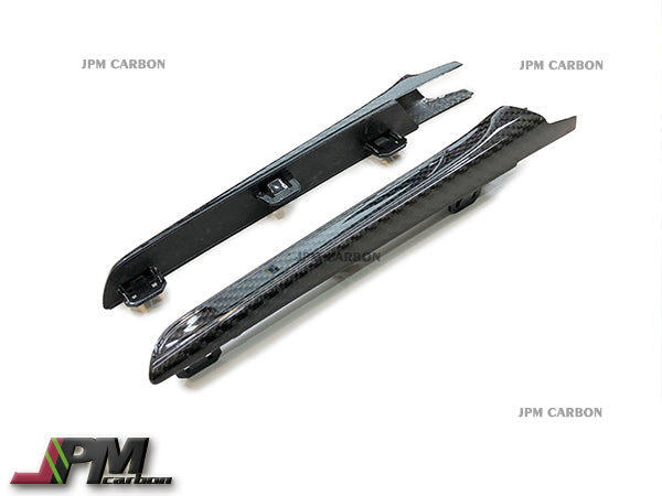 [JPMCarbon] Carbon Fiber Front Side Fender Replacement Vent Trim Covers Fits For 2015-2020 BMW F80 M3 / F82 M4 Only
