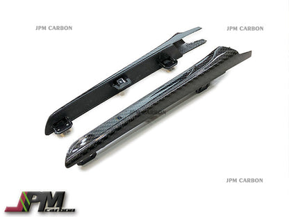 [JPMCarbon] Carbon Fiber Front Side Fender Replacement Vent Trim Covers Fits For 2015-2020 BMW F80 M3 / F82 M4 Only