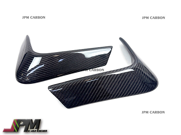 [JPMCarbon] Carbon Fiber Rear Bumper Trim Covers Fits For 2014-2020 BMW F80 M3 & F82 M4 Only