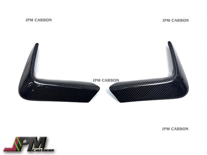 [JPMCarbon] Carbon Fiber Rear Bumper Trim Covers Fits For 2014-2020 BMW F80 M3 & F82 M4 Only