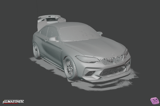 BMW M2 (F87) 3D Scan (2016-2021)