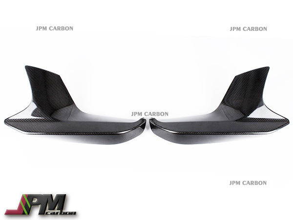 [JPMCarbon] Performance Style Carbon Fiber Front Add-on Splitter Lips Fits For 2018-2020 BMW F90 M5 Only