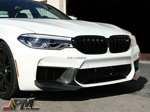 [JPMCarbon] Performance Style Carbon Fiber Front Add-on Splitter Lips Fits For 2018-2020 BMW F90 M5 Only