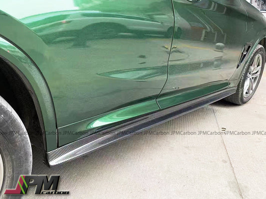 [JPMCarbon] 3D Style Carbon Fiber Side Skirt Add-on Lips Fits For 2019-2025 BMW F97 X3M / F98 X4M
