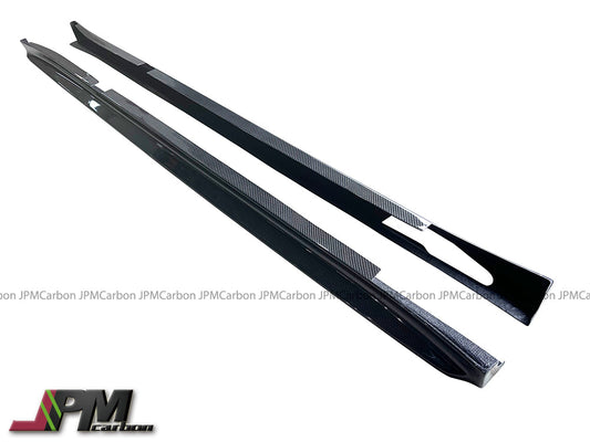 [JPMCarbon] 3D Style Carbon Fiber Side Skirt Add-on Lips Fits For2018-2024 BMW G01 X3 / G02 X4 with M-sport Package Only