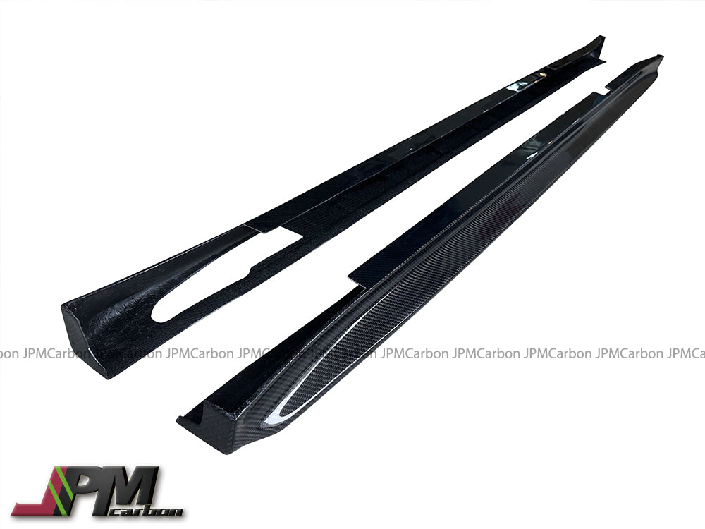 [JPMCarbon] 3D Style Carbon Fiber Side Skirt Add-on Lips Fits For2018-2024 BMW G01 X3 / G02 X4 with M-sport Package Only