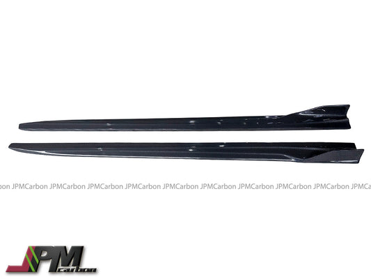 [JPMCarbon] AE Style Carbon Fiber Side Skirt Add-on Lips Fits For 2019-2025 BMW F97 X3M / F98 X4M