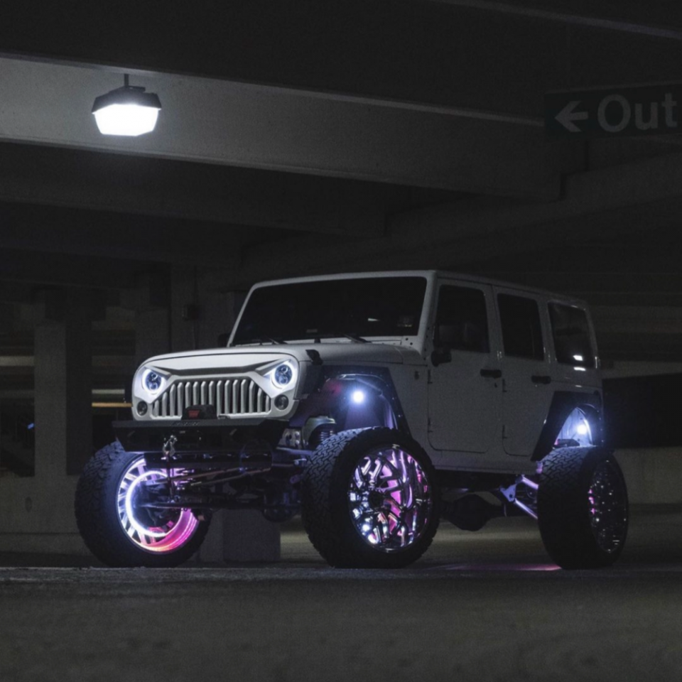 Lighting Trendz Galaxy Wheel Ring, Single Row Flow Series LED Kit