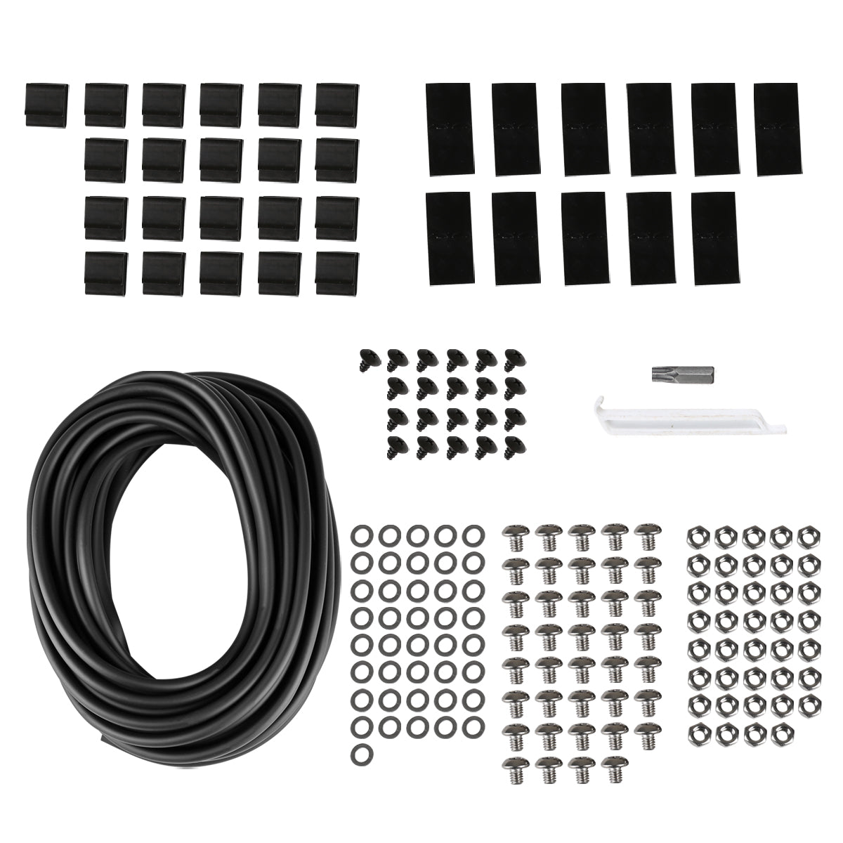 1988-1998 Chevrolet C/K 1500 / 1992-1999 Suburban/Yukon Smooth Polypropylene Rivet Style Fender Flares