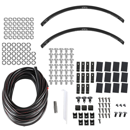2018-2020 Ford F-150 Styleside Textured Rivet Style Fender Flares