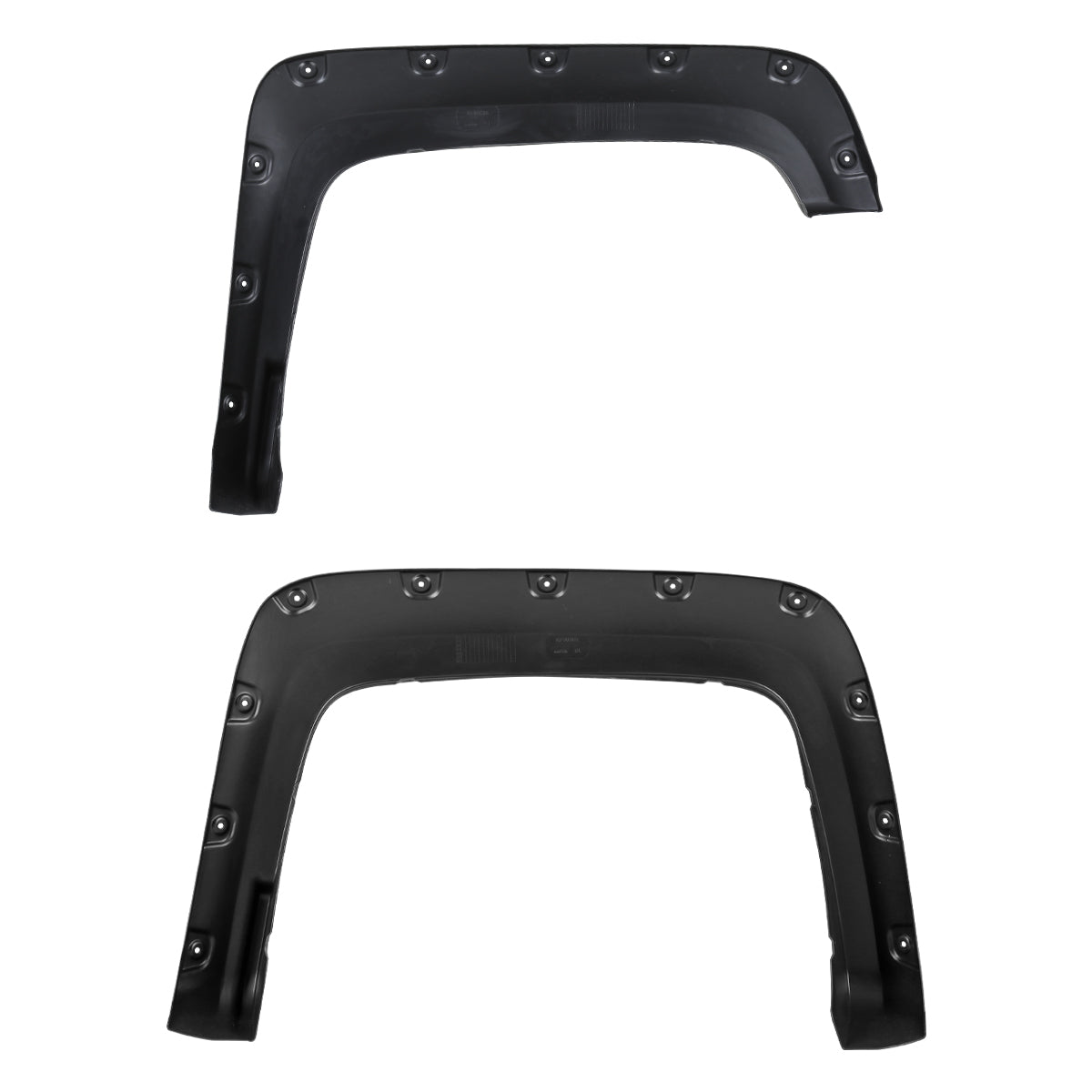2016-2018 GMC Sierra 1500 Fleetside Textured Rivet Style Fender Flares