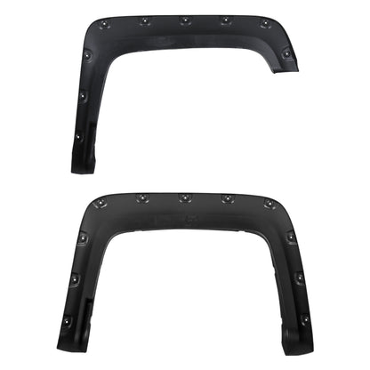 2016-2018 GMC Sierra 1500 Fleetside Textured Rivet Style Fender Flares