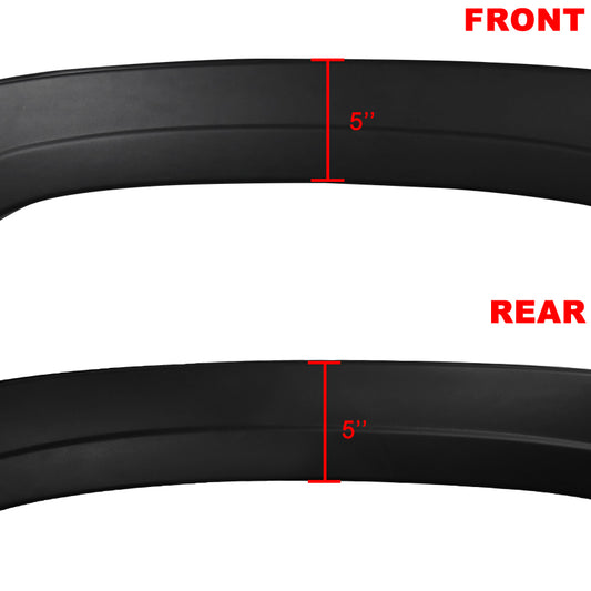 2007-2013 Chevrolet Silverado 1500/2500HD/3500HD Fleetside Longbed Textured Factory OE Style Fender Flares