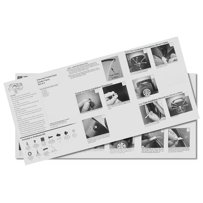 2007-2013 Chevrolet Silverado 1500 69.3" Bed Fleetside Smooth Polypropylene Fender Flares