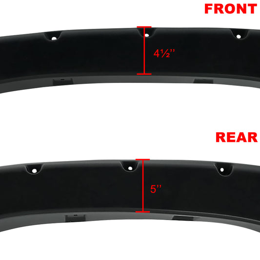 1999-2007 Chevrolet Silverado/ 1999-2006 GMC Sierra Smooth Rivet Style Fender Flares