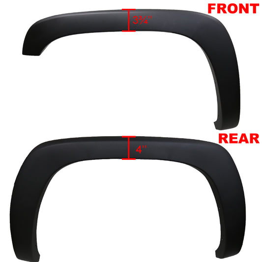 1999-2007 Chevrolet Silverado/ 1999-2006 GMC Sierra Factory OE Style Fender Flares