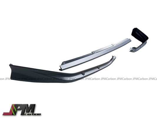 [JPMCarbon] Mugen Style Unpainted PP(Polypropylene) Front Lip (3pcs) For 2022-2025 Honda Civic 11th Gen