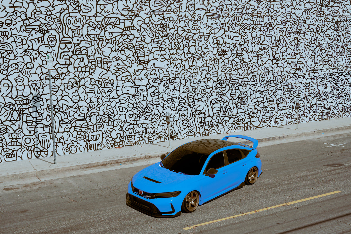 [PRE-PRODUCTION PROTOTYPE] Sport Wing – Honda Civic Hatchback (FL2/FL5, 2022+)