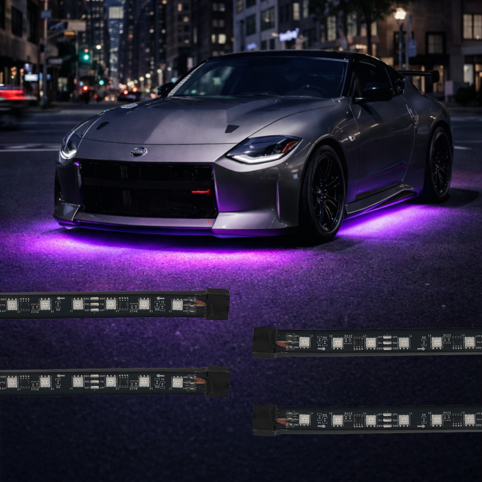 Lighting Trendz Flexible Underbody RGBW Single Row LED Underglow Kit