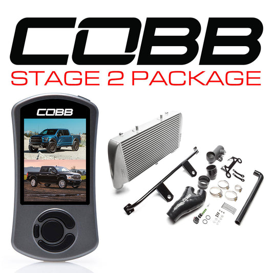 Cobb Ford F-150 Ecoboost Raptor/Ltd. Stage 2 Power Package - Silver (NO INTAKE)