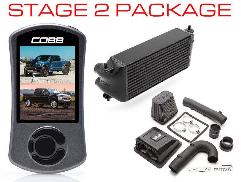 Cobb 17-18 Ford F-150 Raptor Stage 2 Power Package - Black
