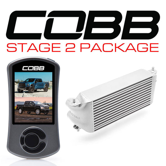 Cobb Ford F-150 Ecoboost Raptor/Ltd. Stage 2 Power Package - Silver (Factory Loc. I/C + NO INTAKE)