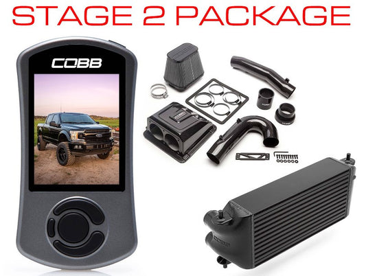 Cobb 2020 Ford F-150 Ecoboost 3.5L Stage 2 Redline CF Pwr Pkg - Black (Factory Loc. I/C)