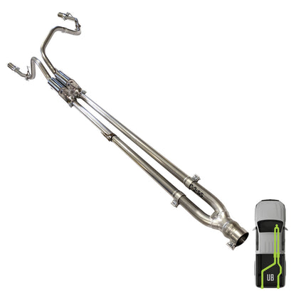 Ford, 2021-2026, 5.0L - Stainless - MPI Exhaust Cat-Back Dual Stainless Kit
