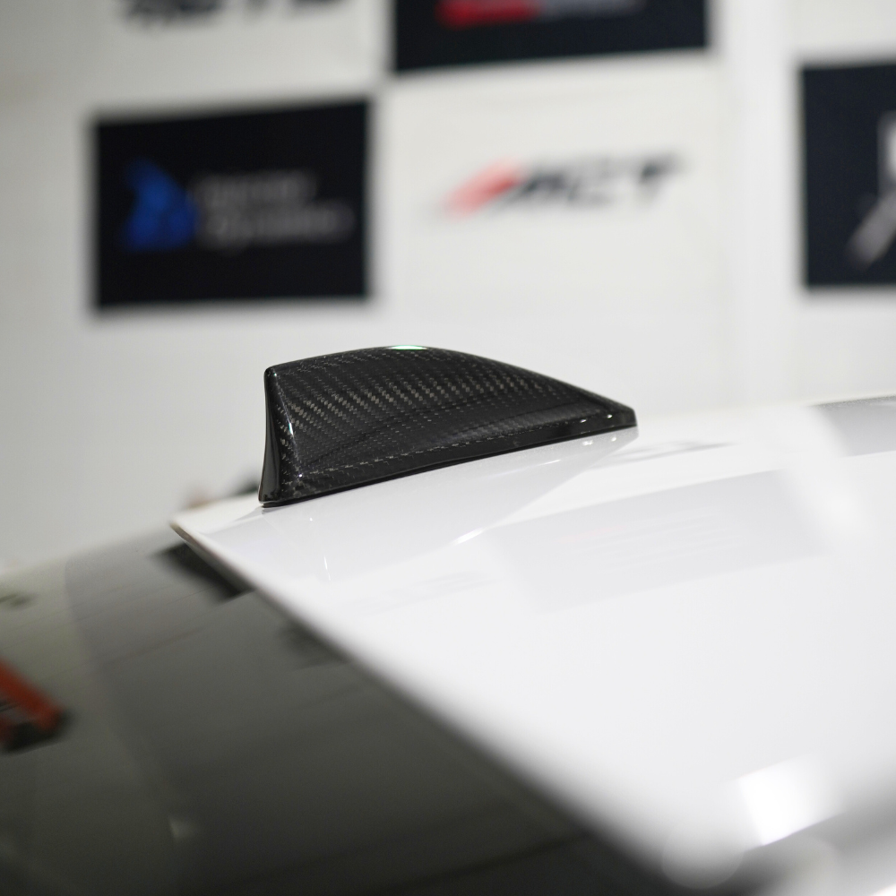 JDMuscle [22-25 WRX / 22+ BRZ / 15-21 WRX/STI] Tanso Dry Carbon Fiber Antenna Cover w/ Gloss Finish