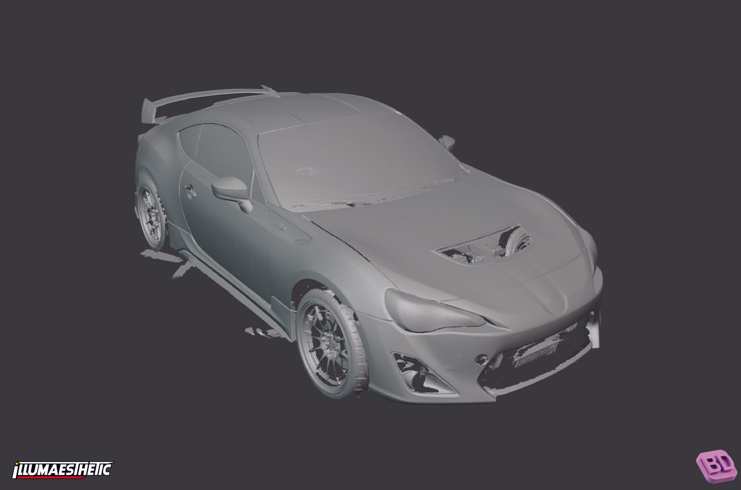 Subaru BRZ / Scion FRS / Toyota GT86 (ZC6 / ZN6) 3D Scan (2013-2020)