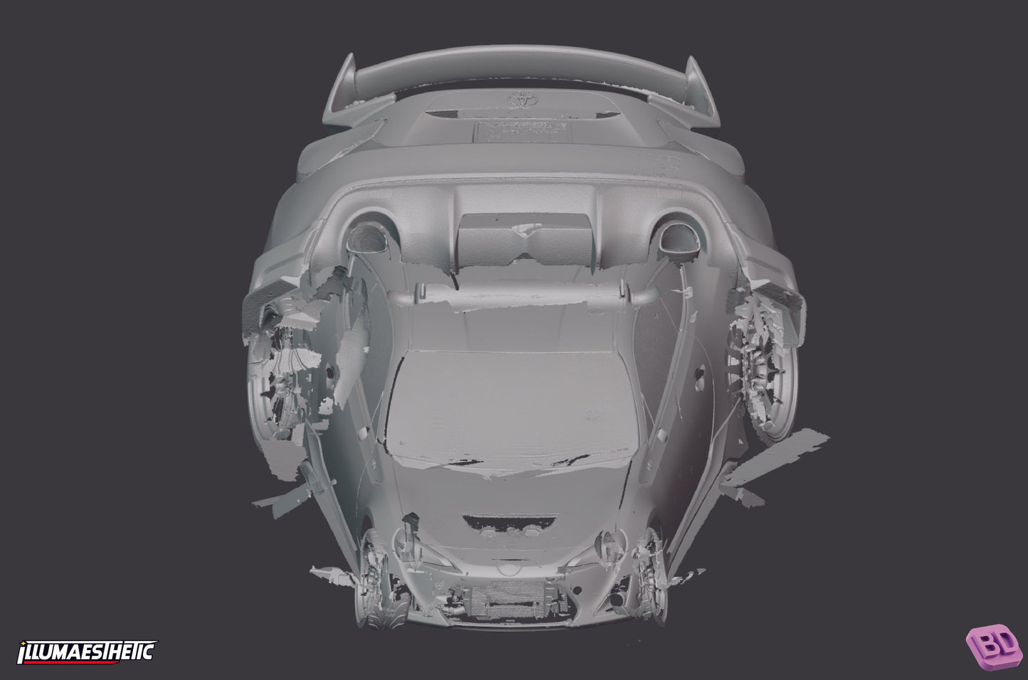 Subaru BRZ / Scion FRS / Toyota GT86 (ZC6 / ZN6) 3D Scan (2013-2020)