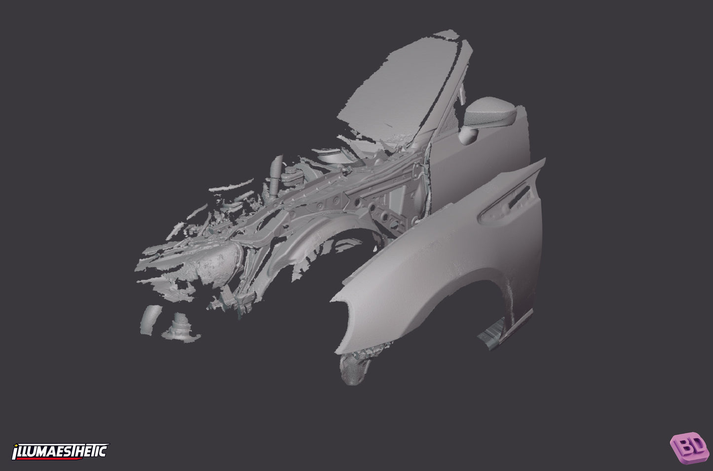 Subaru BRZ / Scion FRS / Toyota GT86 (ZC6 / ZN6) 3D Scan (2013-2020)