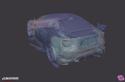 Subaru BRZ / Scion FRS / Toyota GT86 (ZC6 / ZN6) 3D Scan (2013-2020)