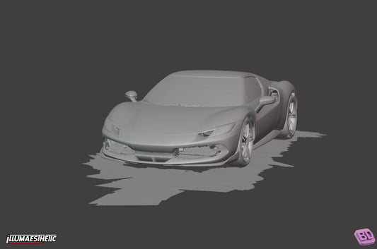 Ferrari 296 GTB (Type F171) 3D Scan (2022+)