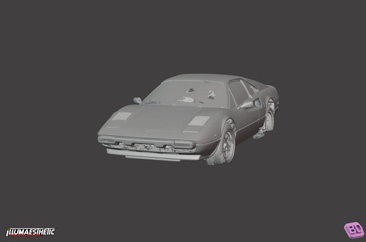 Ferrari 308 GTB 3D Scan (1975-1985)