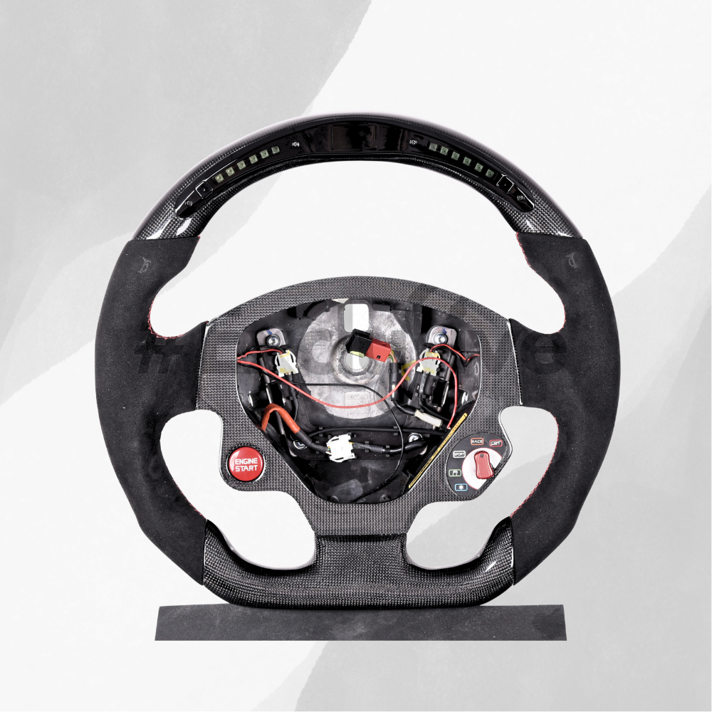 2004-2009 Ferrari F430 Custom Steering Wheel by Exclusive Steering