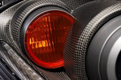 Ferrari F430 headlight with amber DOT turn signal lens