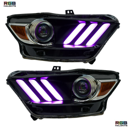 Ford Mustang Multicolor Flow Series DRL Boards (2015-2017)