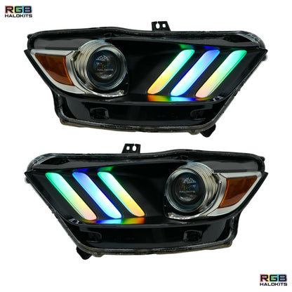 Ford Mustang Multicolor Flow Series DRL Boards (2015-2017)