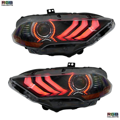 Ford Mustang Multicolor Flow Series DRL Boards (2018-2023)
