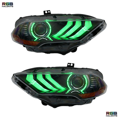 Ford Mustang Multicolor Flow Series DRL Boards (2018-2023)