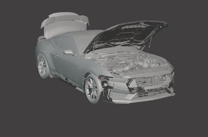 Ford Mustang Dark Horse (S650) 3D Scan (2024+)
